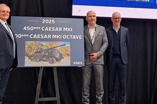 KNDS đạt mốc 450 CAESAR Mk I, 100 CAESAR OCTAVE sản xuất