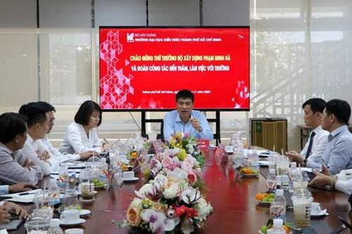 Đại học Kiến trúc TP.HCM đào tạo nhân lực gắn với thực tiễn ngành Xây dựng