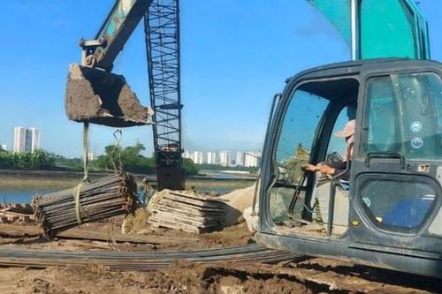 Nhà thầu linh hoạt giải pháp đẩy tiến độ dự án đường nối cao tốc với Vành đai 3 Hà Nội