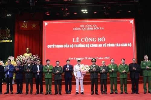 Công an tỉnh Sơn La có tân Phó giám đốc