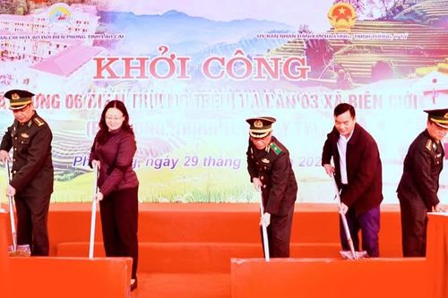 Khởi công xây dựng 6 trường học 'bán trú dân nuôi' ở vùng biên giới Lào Cai