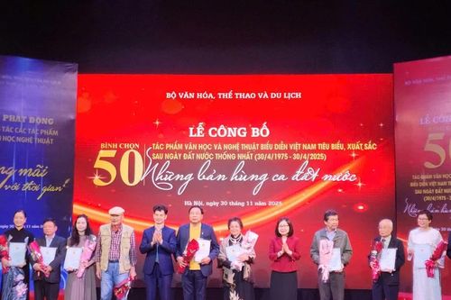 Vinh danh 50 tác phẩm văn học nghệ thuật xuất sắc sau ngày đất nước thống nhất