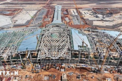 Đấu nối điện cho chuyến bay kỹ thuật đầu tiên tại sân bay Long Thành