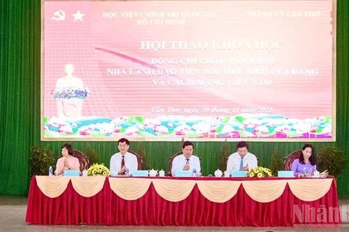 Hội thảo khoa học: 'Đồng chí Châu Văn Liêm - Nhà lãnh đạo tiền bối tiêu biểu của Đảng và cách mạng Việt Nam'