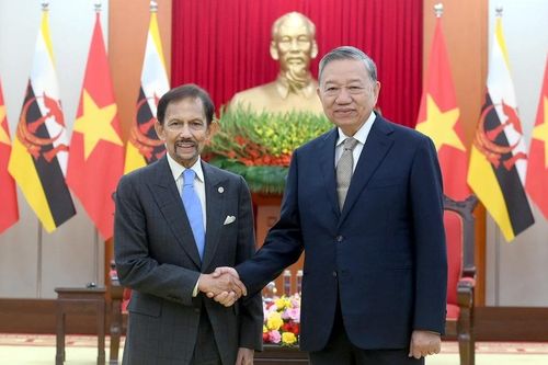 Tổng Bí thư Tô Lâm hội kiến Quốc vương Brunei Darussalam Haji Hassanal Bolkiah