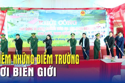 Thêm những điểm trường nơi biên giới