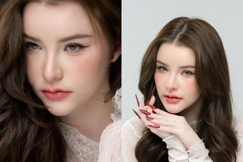 'Nữ thần tắm suối' Jessie Vard khoe cận gương mặt lai đẹp không góc chết