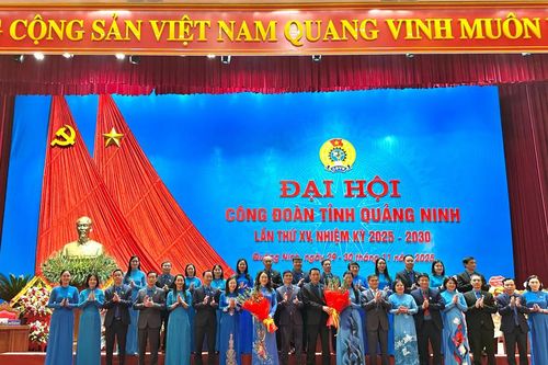 Ông Tô Xuân Thao tái đắc cử Chủ tịch Liên đoàn lao động tỉnh Quảng Ninh