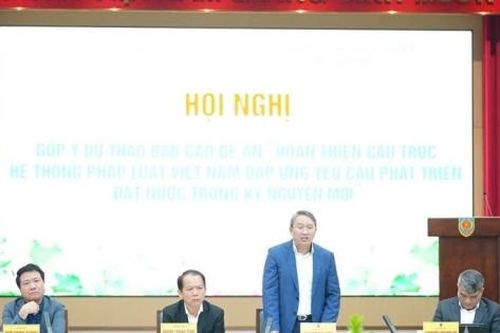 Bộ Tư pháp lấy ý kiến hoàn thiện cấu trúc hệ thống pháp luật