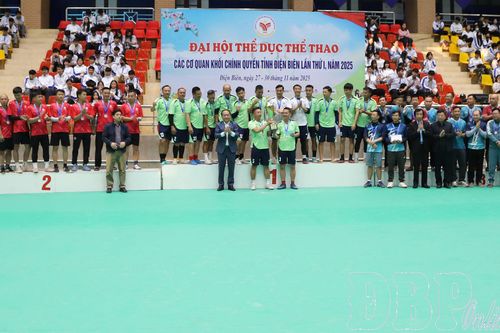 Trao gần 200 giải tại Đại hội TDTT các cơ quan Khối chính quyền tỉnh lần thứ I