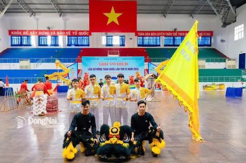 Đồng Nai lần đầu giành huy chương vàng Giải Lân Sư Rồng toàn quốc