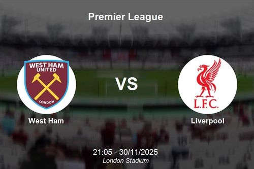 Nhận định West Ham vs Liverpool - Premier League: Liverpool áp đảo đối đầu