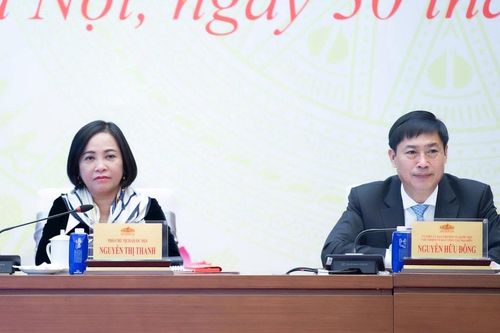 Phó Chủ tịch Quốc hội Nguyễn Thị Thanh dự Hội nghị tổng kết công tác nhiệm kỳ Khóa XV của Ủy ban Công tác đại biểu