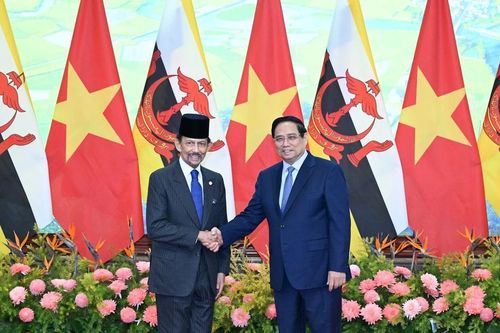 Thủ tướng Phạm Minh Chính hội kiến Quốc vương Brunei Darussalam Haji Hassanal Bolkiah