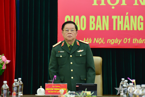 Đại tướng Nguyễn Trọng Nghĩa chủ trì Hội nghị giao ban Tổng cục Chính trị tháng 11-2025