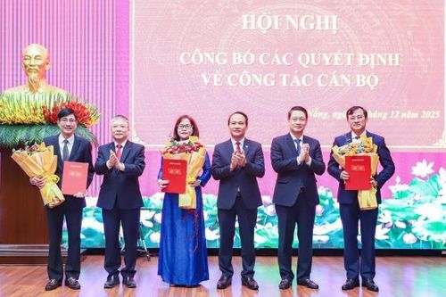 Đà Nẵng công bố quyết định phân công, điều động, bổ nhiệm nhiều cán bộ chủ chốt