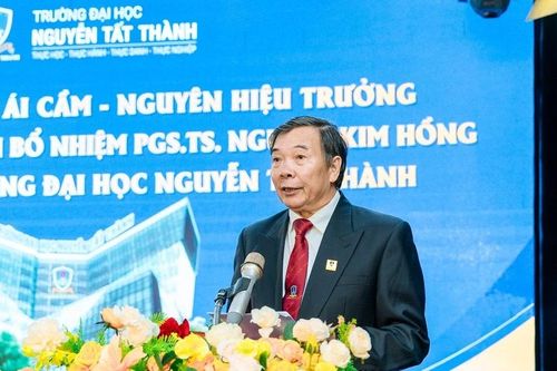 PGS.TS Nguyễn Kim Hồng làm hiệu trưởng Trường ĐH Nguyễn Tất Thành