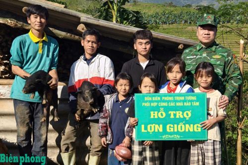 Đồn Biên phòng Trịnh Tường đồng hành hỗ trợ sinh kế và chăm lo học sinh vùng biên