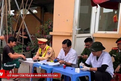 Phát hiện 11 lái xe dương tính với ma túy tại Hải Phòng