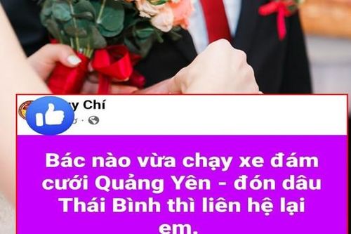 Lái xe Quảng Ninh lên tiếng vụ đón nhầm họ nhà trai trong đám cưới ở Hưng Yên