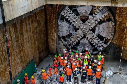 Máy đào hầm 'Thần Tốc' hoàn thành 4 ga ngầm metro Nhổn - ga Hà Nội