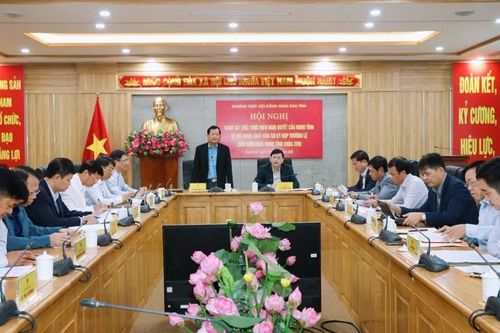 Giám sát việc thực hiện Nghị quyết của HĐND tại UBND tỉnh Thanh Hóa
