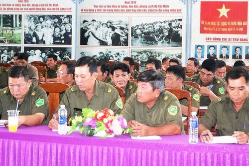 Bồi dưỡng nâng cao nghiệp vụ cho lực lượng bảo vệ an ninh trật tự cơ sở 5 xã, phường
