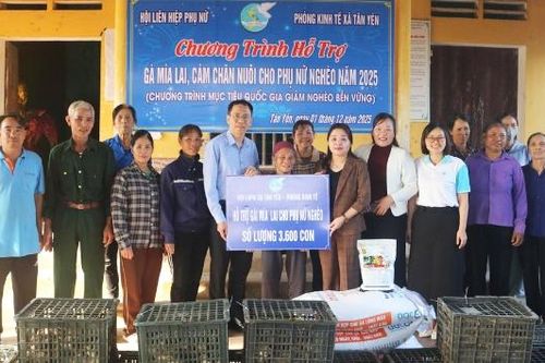 Bắc Ninh: Trao sinh kế và hỗ trợ hội viên phụ nữ có hoàn cảnh khó khăn