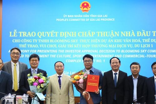 Gia Lai thu hút thêm 5 dự án mới, với tổng vốn đăng ký đầu tư hơn 2.834 tỷ đồng