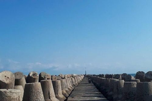Bờ kè Khánh Hội: Vẻ đẹp mộc mạc của con đường đá giữa biển