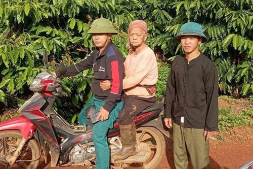 Cụ bà 70 tuổi đi lạc khi đi nhặt cà phê