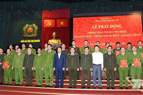 Phát động phong trào thi đua 'Ba nhất' trong lực lượng Công an Thái Nguyên