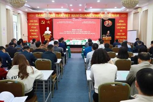 Tập huấn nâng cao nhận thức về bảo vệ môi trường trong ngành Xây dựng