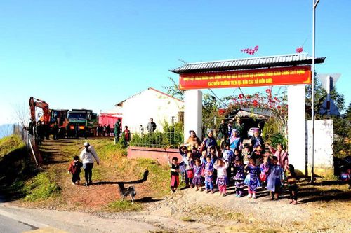 Bộ đội Biên phòng xây dựng 6 điểm trường học tại xã biên giới tỉnh Lào Cai
