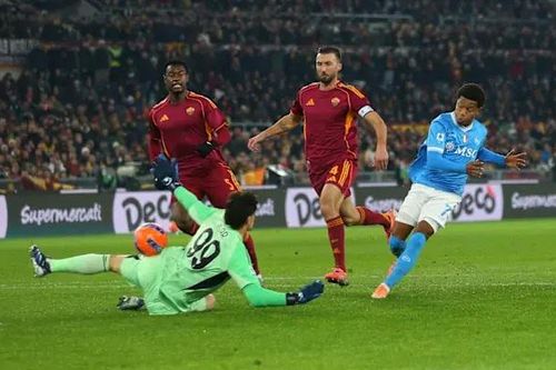 Hojlund kiến tạo, Napoli hạ gục AS Roma