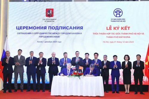 Hà Nội - Moscow thúc đẩy hợp tác kinh tế