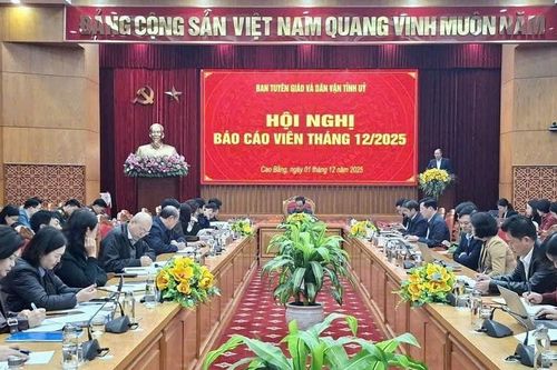 Hội nghị Báo cáo viên thường kỳ tháng 12/2025