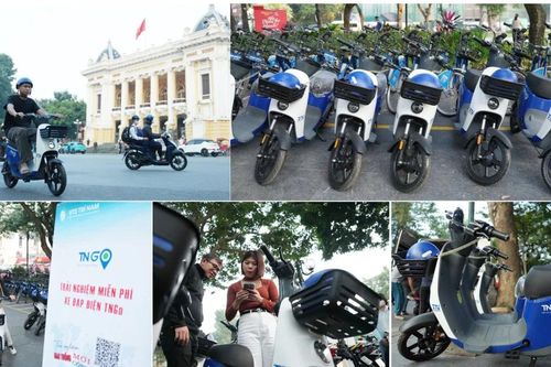 Cận cảnh xe đạp điện công cộng lần đầu có mặt và đang được trải nghiệm miễn phí ở Hà Nội