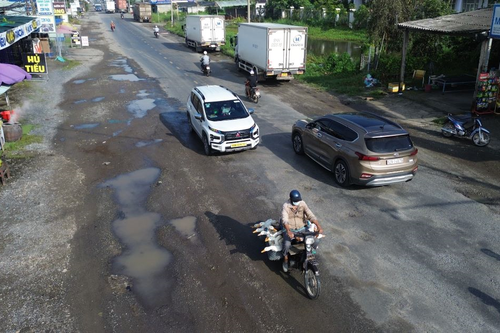 Quốc lộ 62 không bảo đảm an toàn