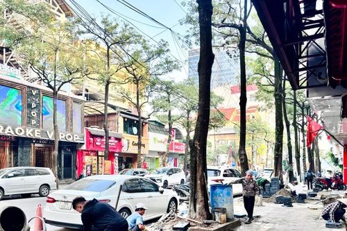 Hà Nội gấp rút cải tạo vỉa hè