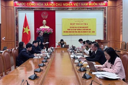VKSND tỉnh Quảng Ninh làm việc với Ban Pháp chế HĐND tỉnh Quảng Ninh trước kỳ họp thứ 34