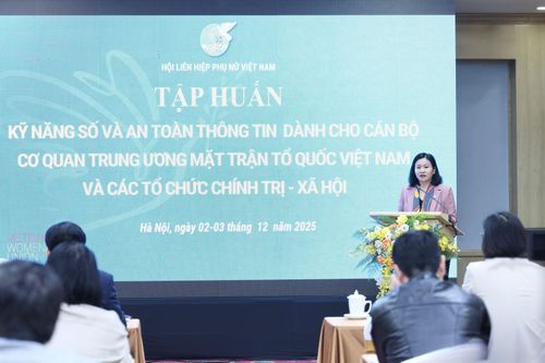 Nâng cao kỹ năng số và an toàn thông tin cho cán bộ khối MTTQ, các đoàn thể Trung ương