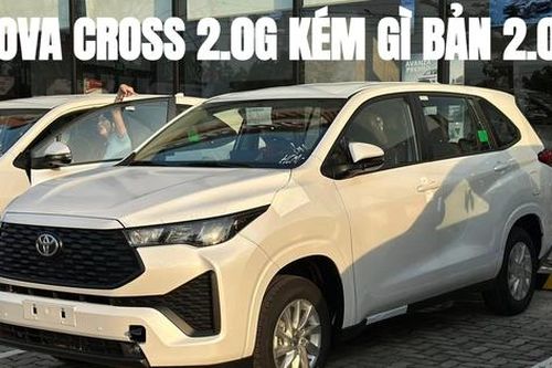 Thấp hơn gần 100 triệu đồng, Toyota Innova Cross bản thấp kém gì so với bản cao?