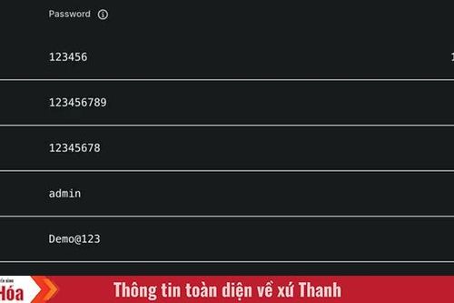 Người Việt vẫn chuộng mật khẩu '123456', gần 1,9 triệu tài khoản sử dụng
