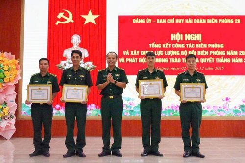 Hải đoàn Biên phòng 28 tổng kết nhiệm vụ năm 2025