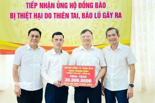Ủy ban MTTQ Việt Nam tỉnh Đồng Nai đã tiếp nhận hơn 28,1 tỷ đồng ủng hộ đồng bào bị ảnh hưởng do mưa lũ (đợt 2)