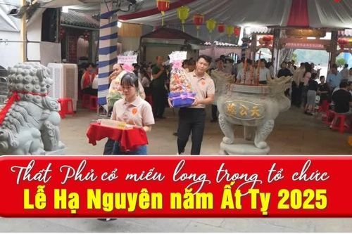 Thất Phủ cổ miếu long trọng tổ chức Lễ Hạ Nguyên năm Ất Tỵ 2025