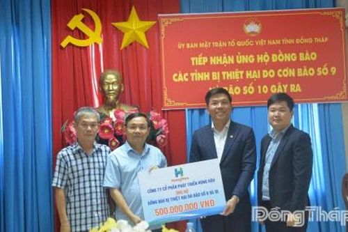 Công khai thông tin đóng góp, ủng hộ đồng bào bị ảnh hưởng của cơn bão số 9, cơn bão số 10
