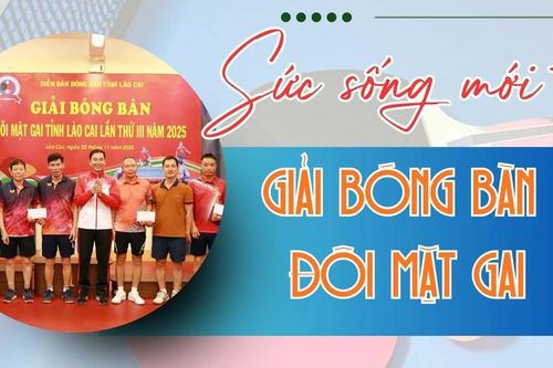 Sức sống mới từ Giải Bóng bàn đôi mặt gai