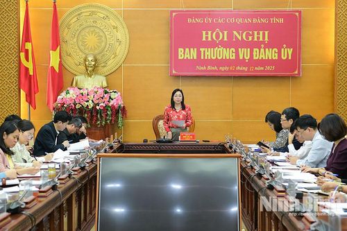 Hội nghị Ban Thường vụ Đảng ủy các cơ quan Đảng tỉnh